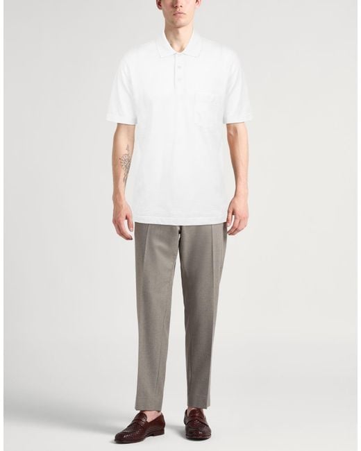 Polo Brioni de hombre de color White