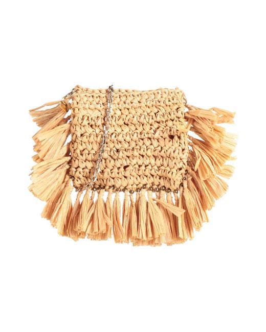 Liviana Conti Metallic Cross-Body Bag Textile Fibers