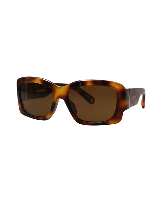 Jacquemus Brown Sunglasses