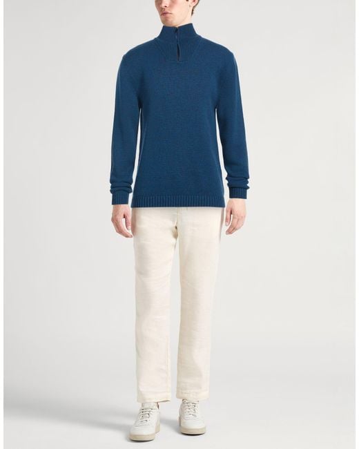 Daniele Fiesoli Blue Jumper for men
