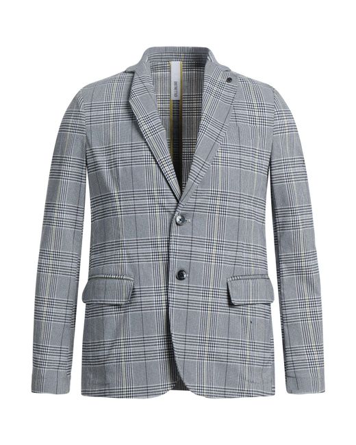 DISTRETTO 12 Gray Suit Jacket for men