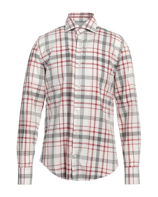 Camisa Eleventy de hombre de color White