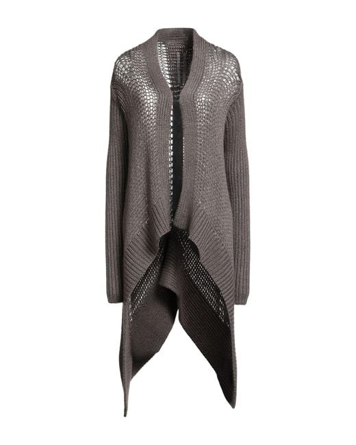 Rick Owens Gray Strickjacke