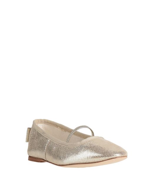 A.P.C. White Ballet Flats