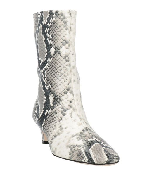 MSGM White Ankle Boots