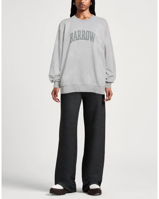 Barrow Gray Sweatshirt Cotton, Polyester for men