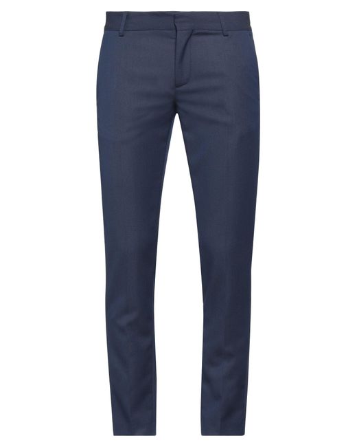 Grey Daniele Alessandrini Blue Pants for men