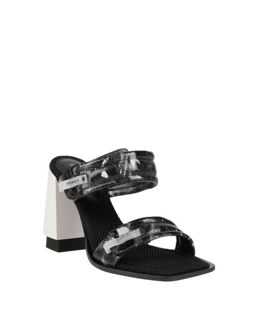 Premiata White Sandals Leather