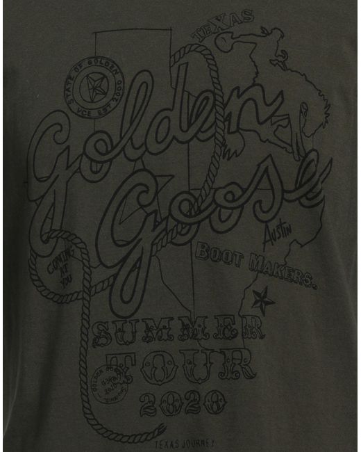 Golden Goose Deluxe Brand Black T-shirt for men