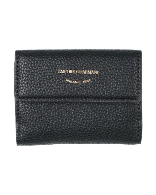 Emporio Armani Black Wallets