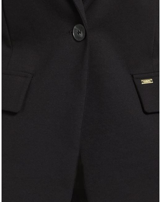 Kaos Black Blazer Cotton, Polyamide, Elastane