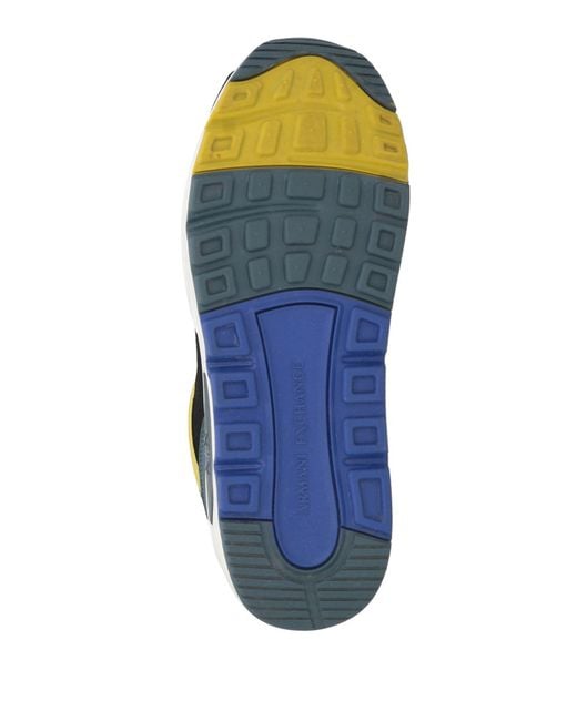ARMANI EXCHANGE Blue Trainers for men