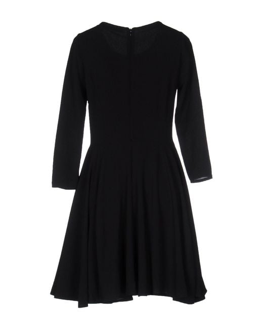 Soallure Black Mini Dress Polyester, Elastane
