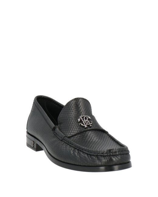 Roberto Cavalli Black Loafer for men