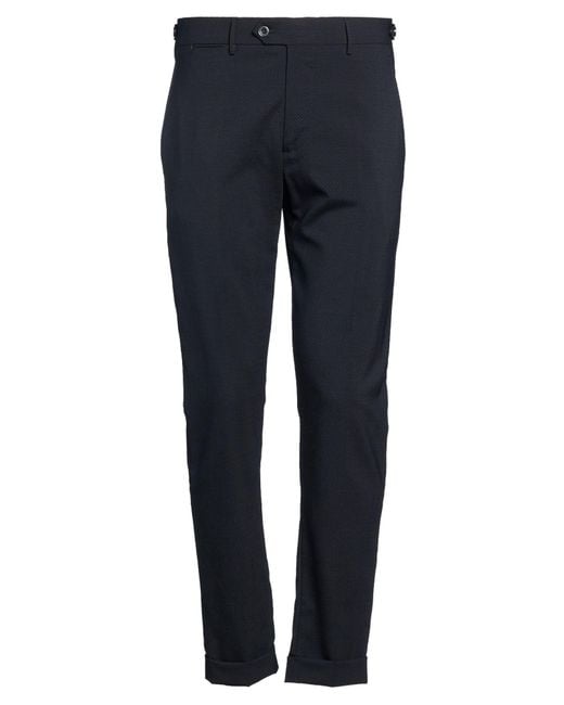 Berwich Blue Midnight Pants Virgin Wool, Lyocell for men