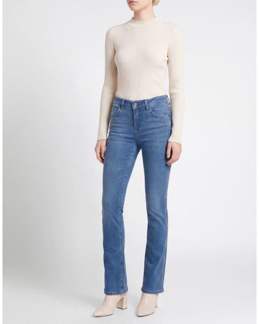 Rebel Queen Blue Jeans Cotton, Lyocell, Polyester, Elastane
