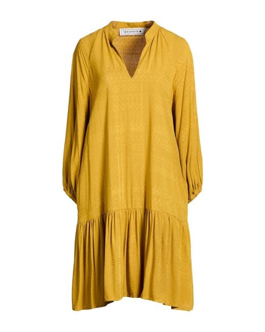Shirtaporter Yellow Mini Dresses