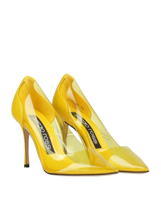 Sergio Rossi Yellow Pumps