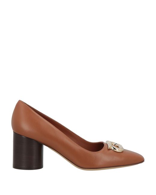 Ferragamo Brown Pumps