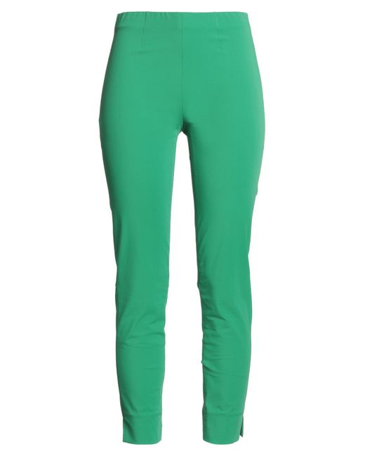 Seductive Green Pants Polyamide, Cotton, Elastane