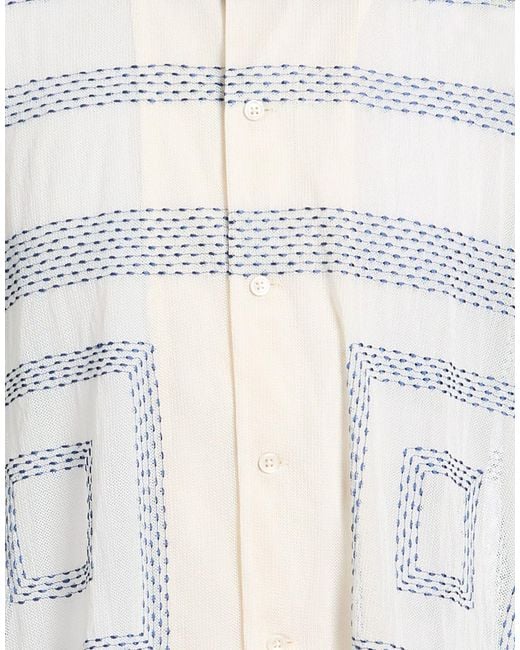 Bode White Shirt Cotton for men