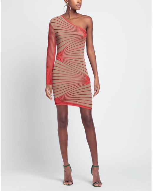 Elisabetta Franchi Red Mini-Kleid