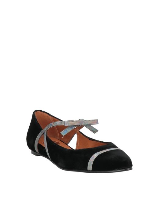 Ras Black Ballet Flats