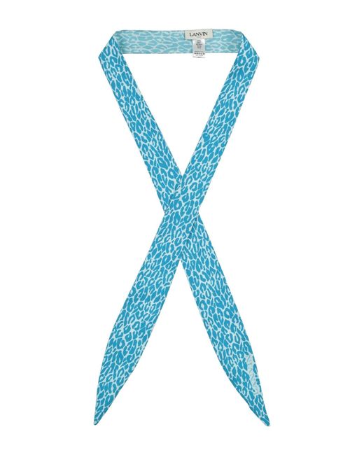 Lanvin Blue Scarves