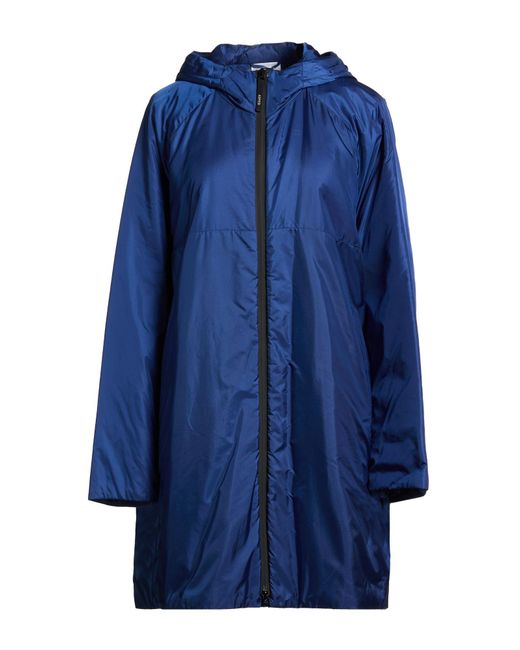 Aspesi Blue Overcoat & Trench Coat Polyamide