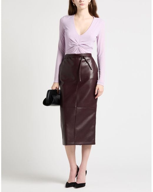 Patrizia Pepe Purple Sweater Viscose, Polyamide, Cashmere, Elastane