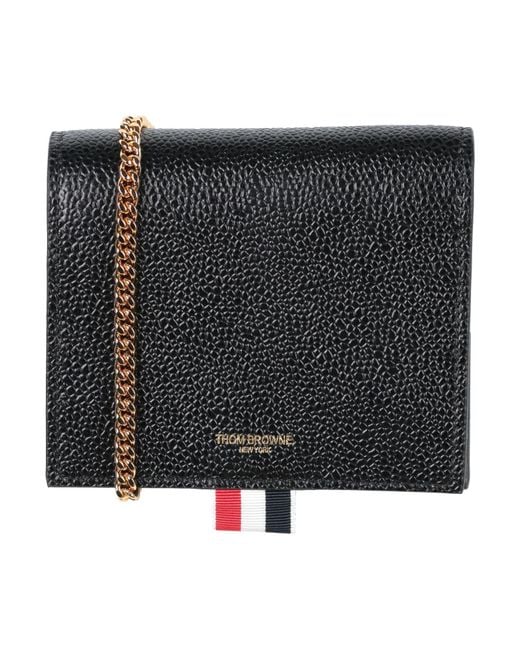 Thom Browne Black Cardholder Leather