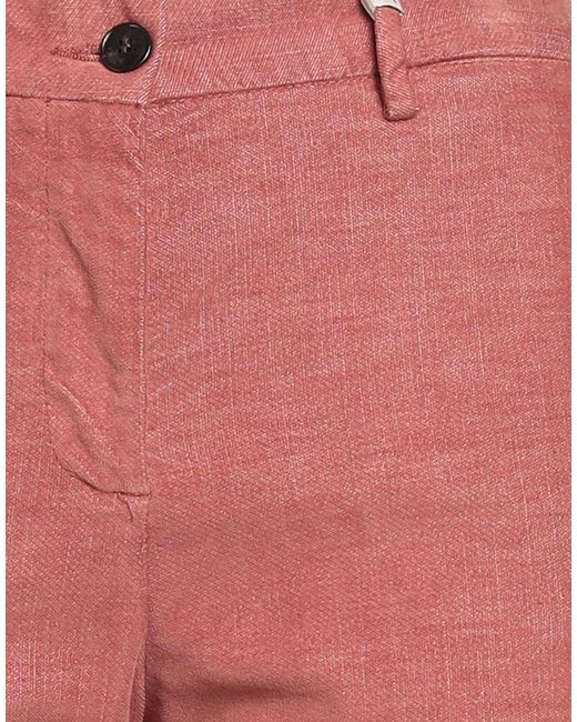 Myths Red Pants Cotton, Polyester, Elastane
