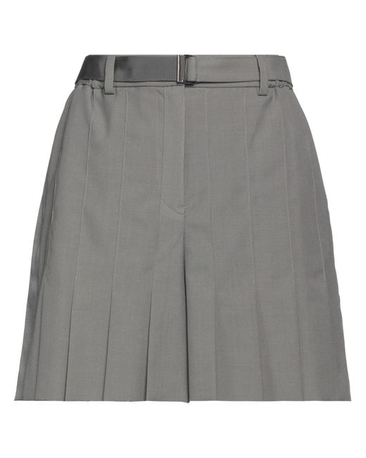 Sacai Gray Shorts & Bermuda Shorts