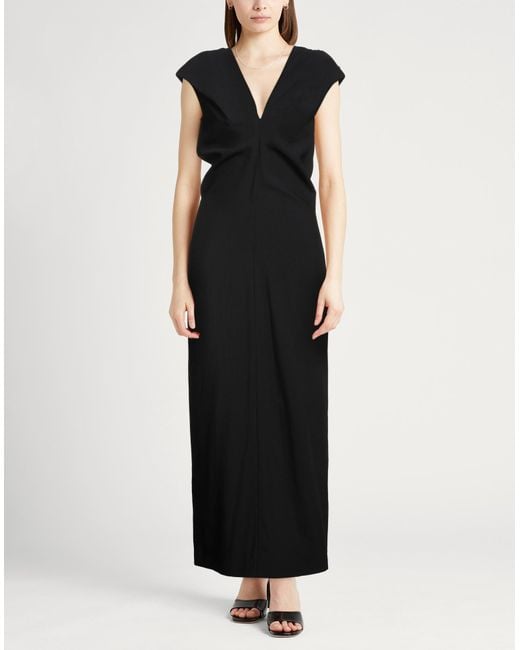Khaite Black Maxi Dress
