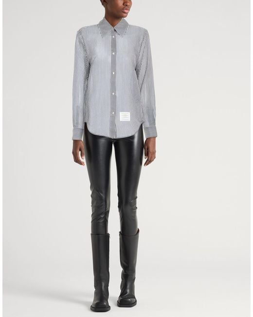 Thom Browne Gray Midnight Shirt Silk