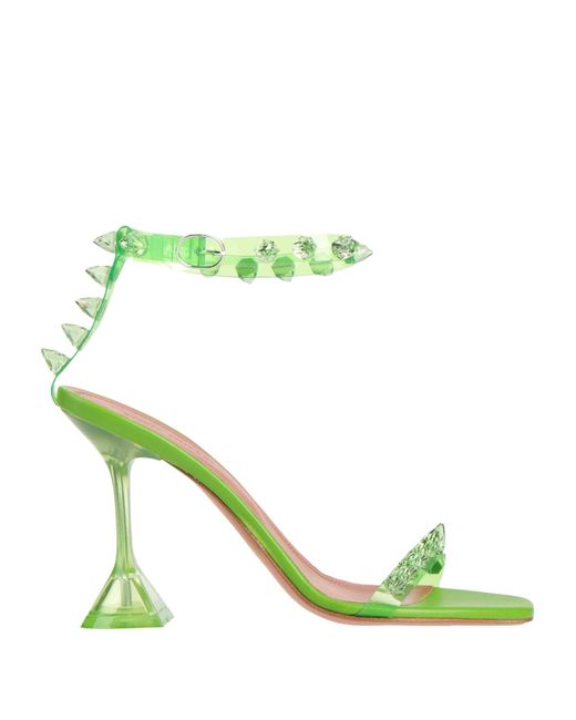AMINA MUADDI Green Sandals
