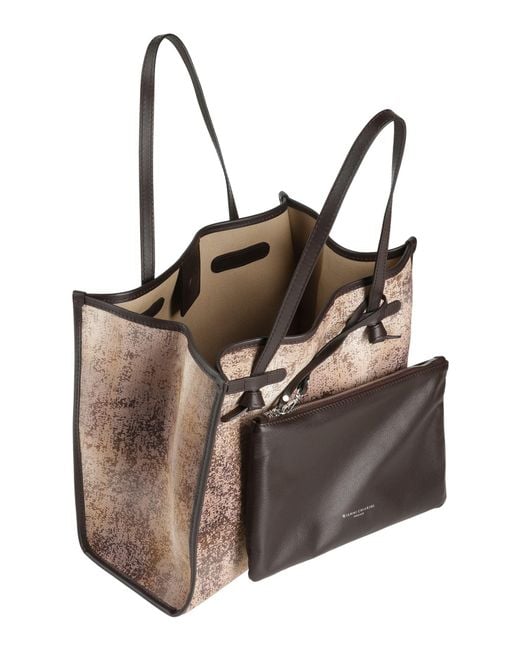 Gianni Chiarini Pink Handbag Textile Fibers, Leather