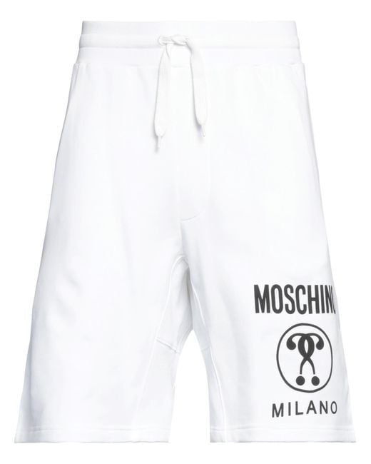 Moschino White Shorts & Bermuda Shorts for men