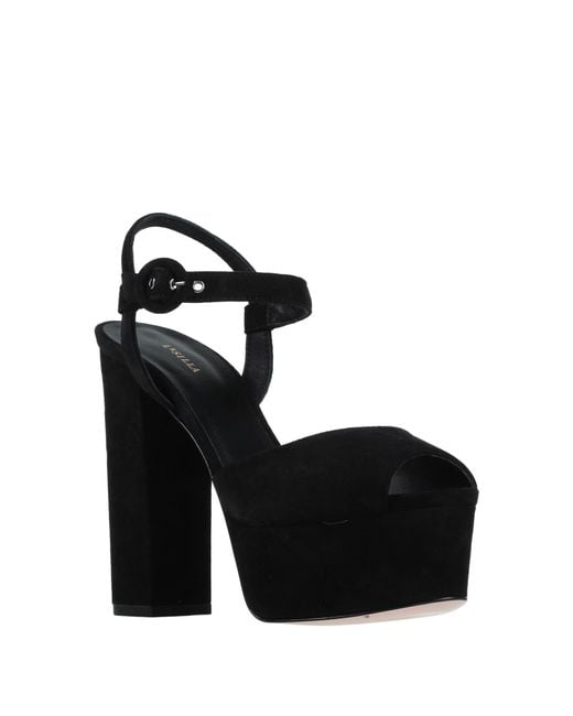 Le Silla Black Sandals