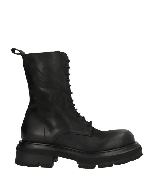 Elena Iachi Black Ankle Boots Leather