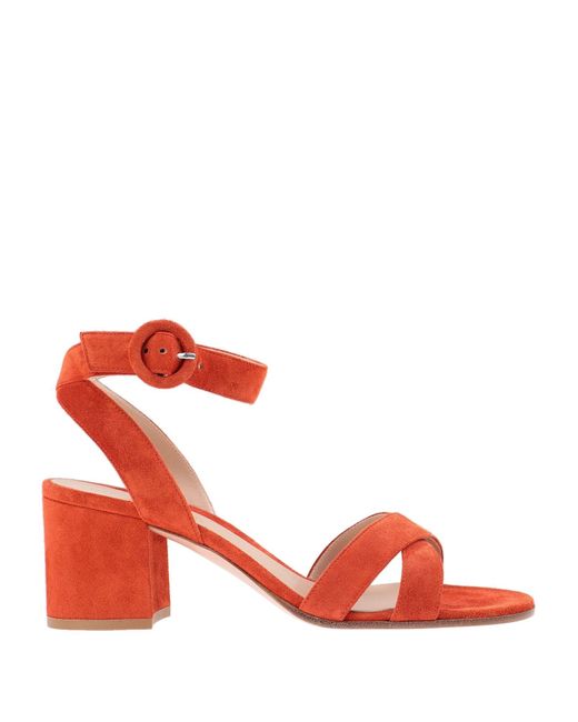gianvito rossi orange heels