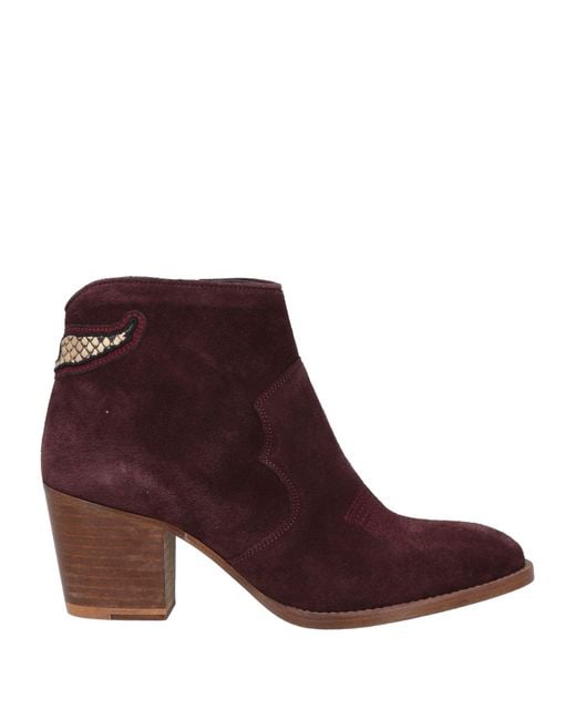 Zadig & Voltaire Purple Stiefelette