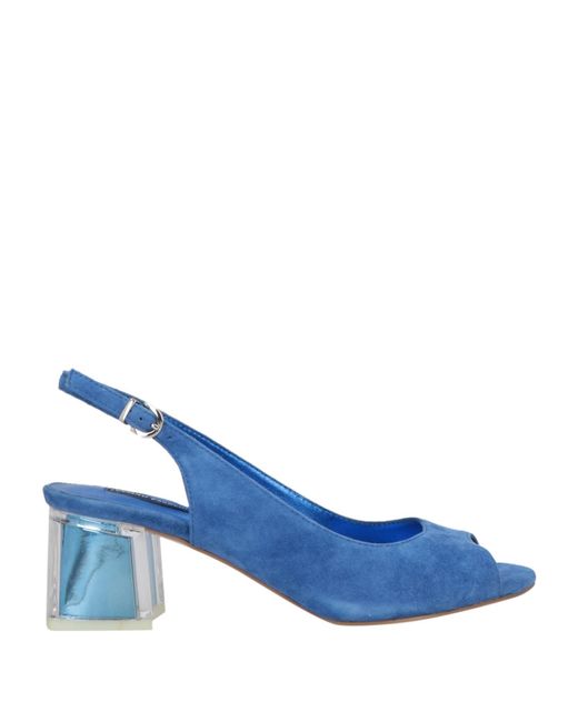 Luciano Barachini Blue Sandals Leather