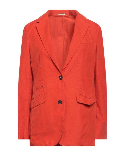 Massimo Alba Red Suit Jacket