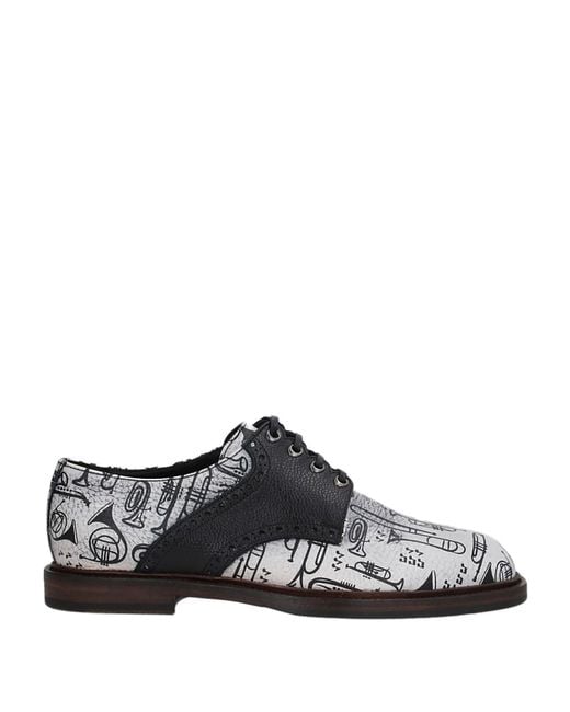 Stringate di Dolce & Gabbana in White da Uomo