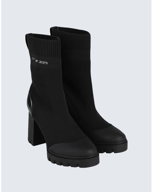 Calvin Klein Black Ankle Boots