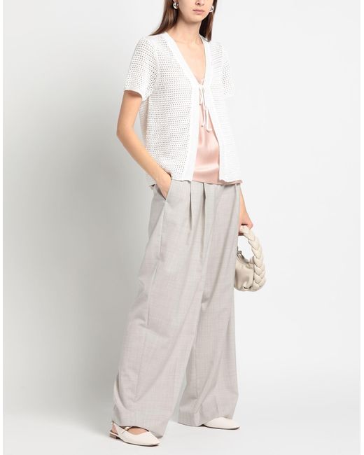 A.P.C. White Strickjacke