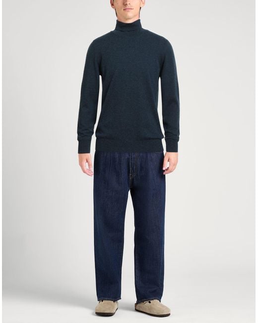Gran Sasso Blue Turtleneck for men