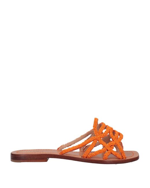 Maliparmi Orange Sandals