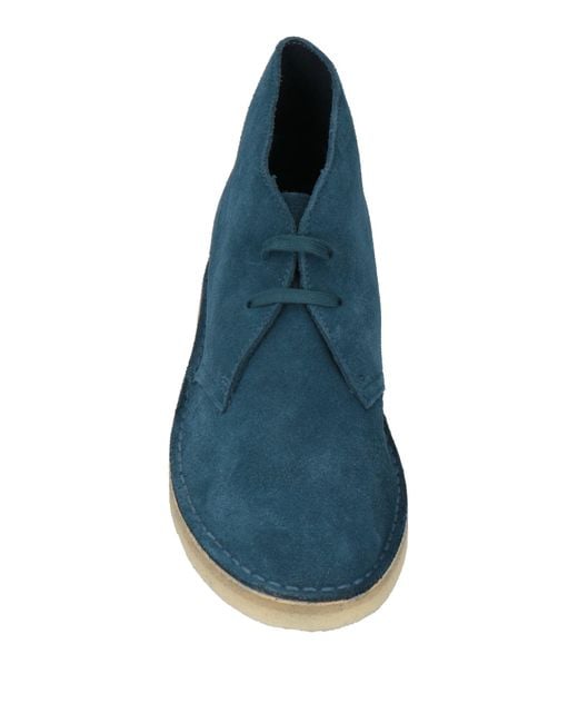 Clarks Blue Ankle Boots